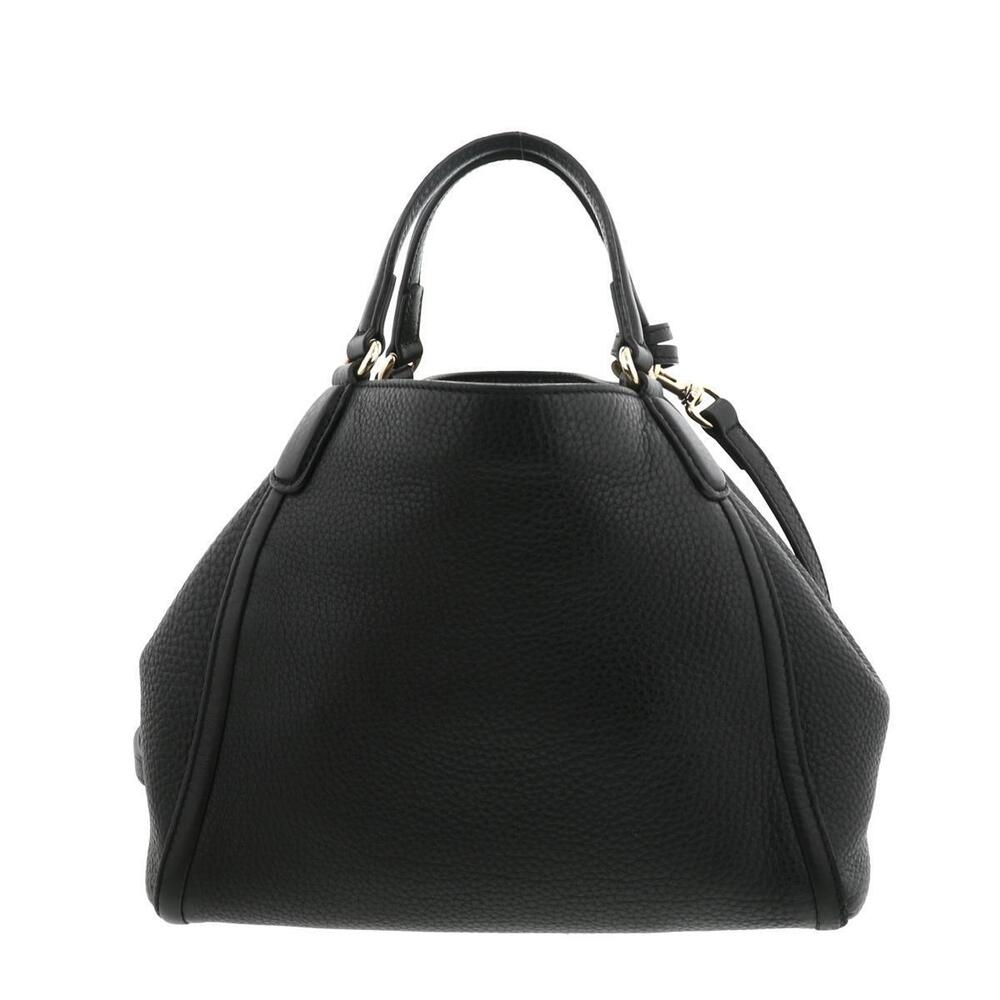 GUCCI SOHO Leather Shoulder Bag Messenger Black - Picture 4 of 6